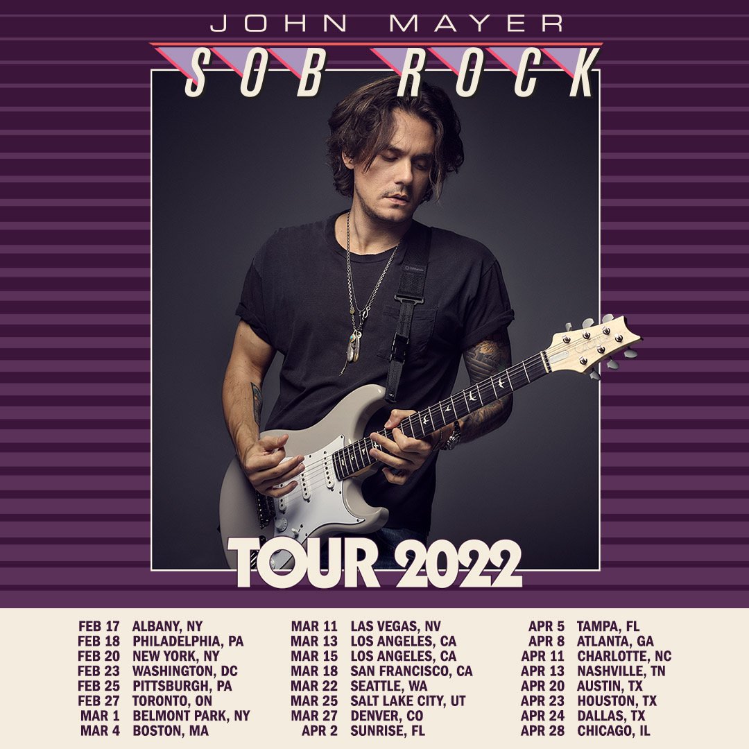 John Mayer Tour Dates 2024 Goldi Karalee