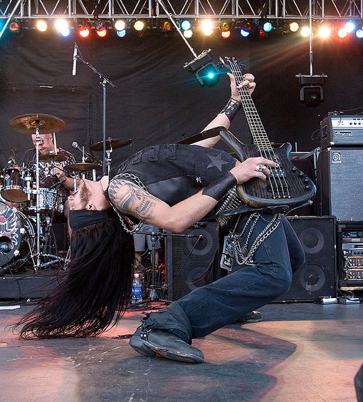 Pop Evil performs during the 2009 Rock On The Range festival at Columbus Crew Stadium on May 17, 2009