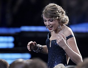 Taylor Swift at Grammy Awards