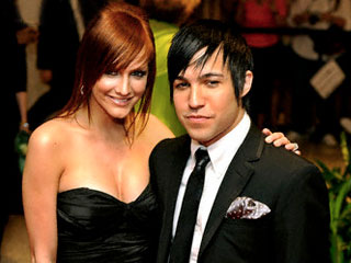 Pete Wentz and Ashlee Simpson