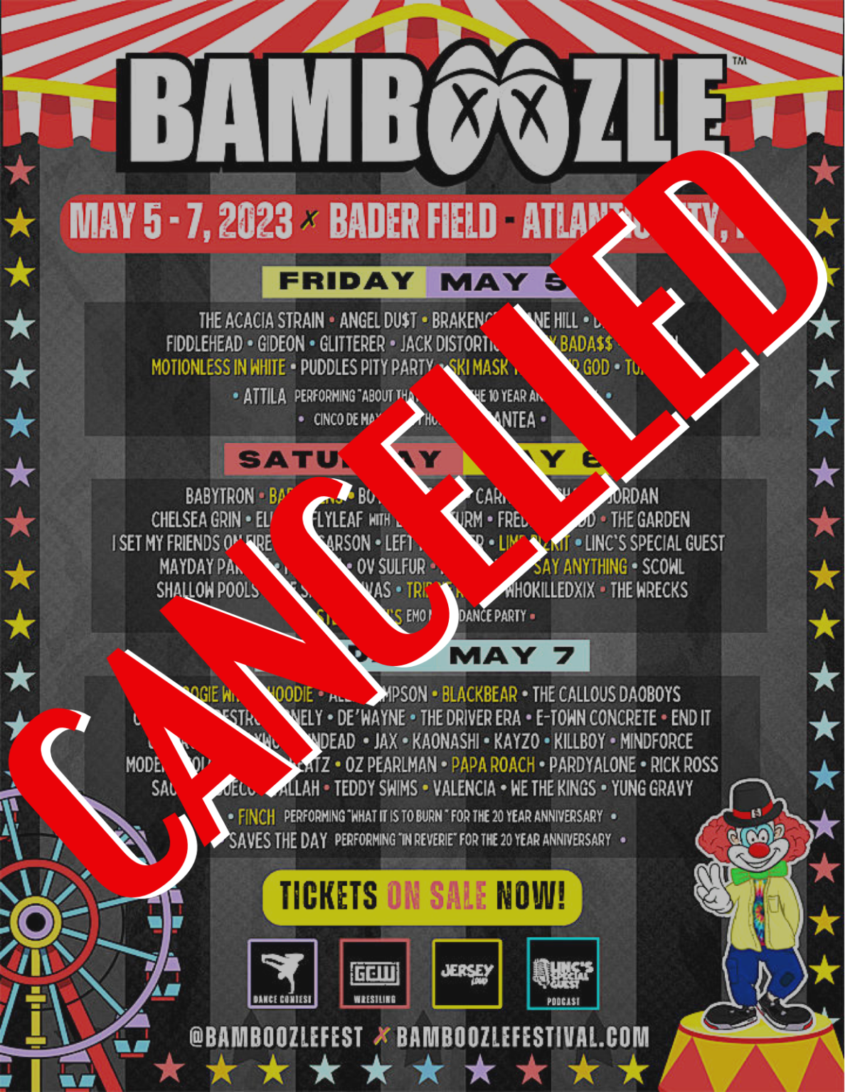 Bamboozle Is Cancelled One Week Out From Its Return idobi Network