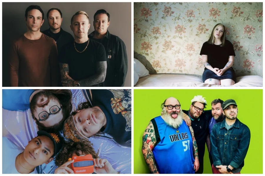 yellowcard-soccer mommy-hot mulligan-bowling for soup collage