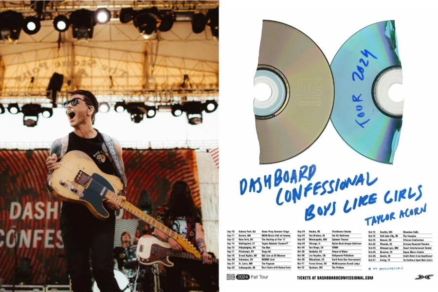 Dashboard Confessional fall tour