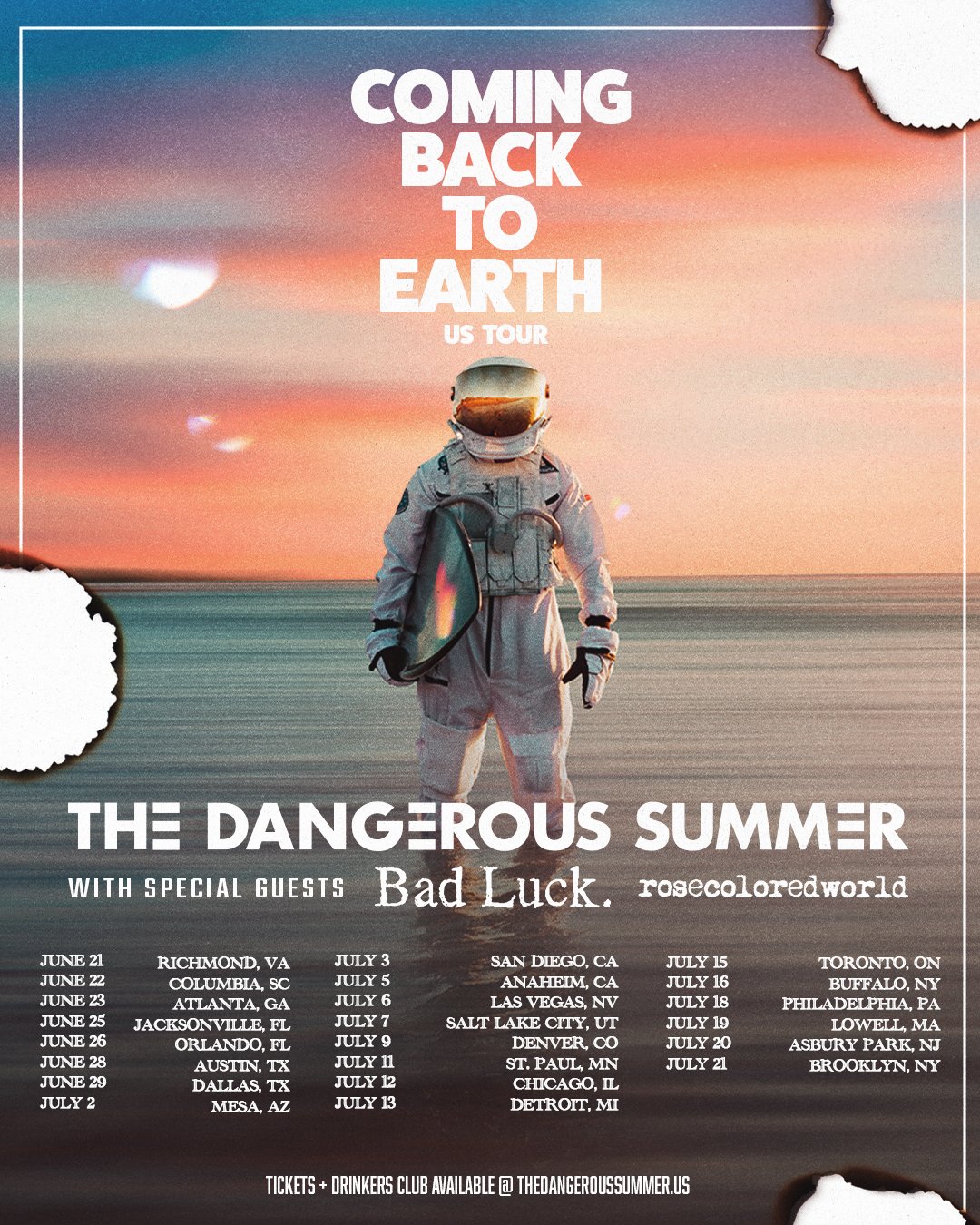 the dangerous summer tour