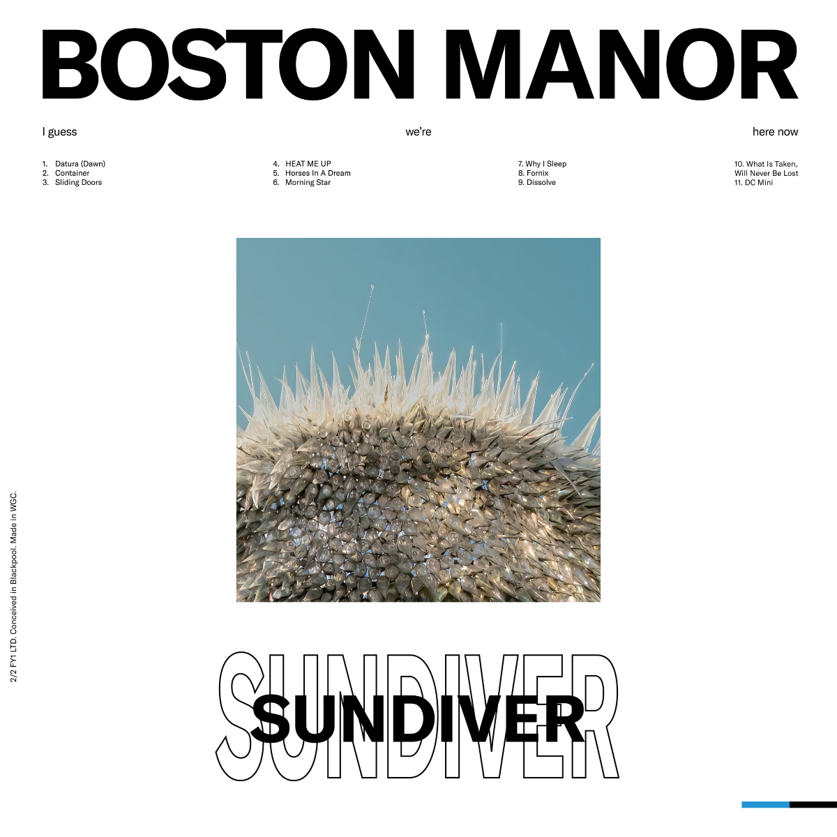 Boston Manor Sundiver album artwork