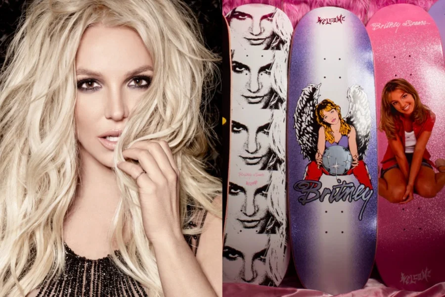 Britney Spears, Welcome Skateboards skate deck collab