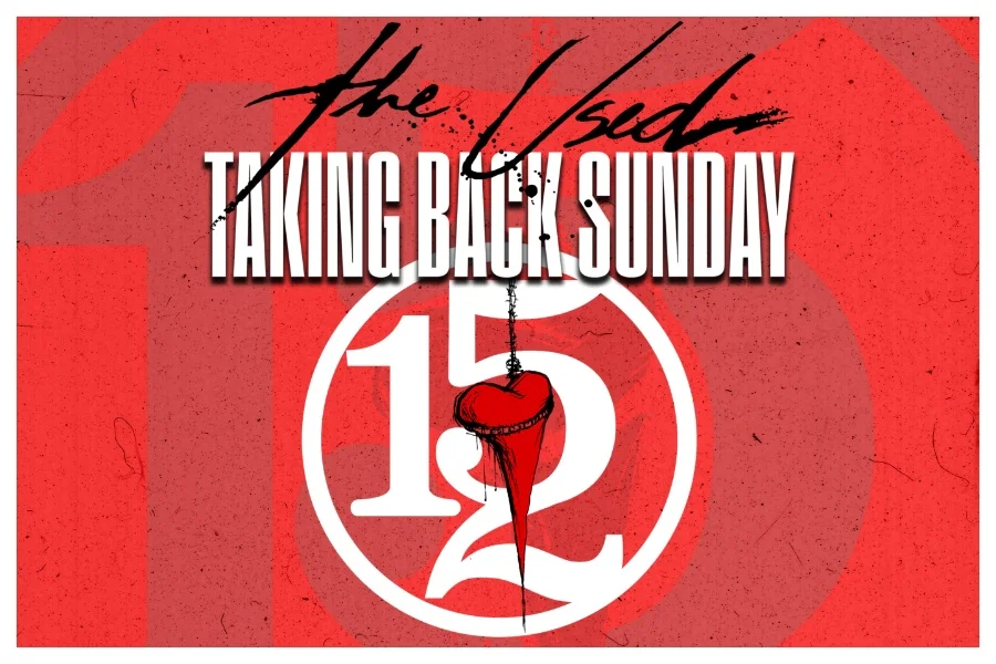 The Used x Taking Back Sunday Co-headline Tour Banner