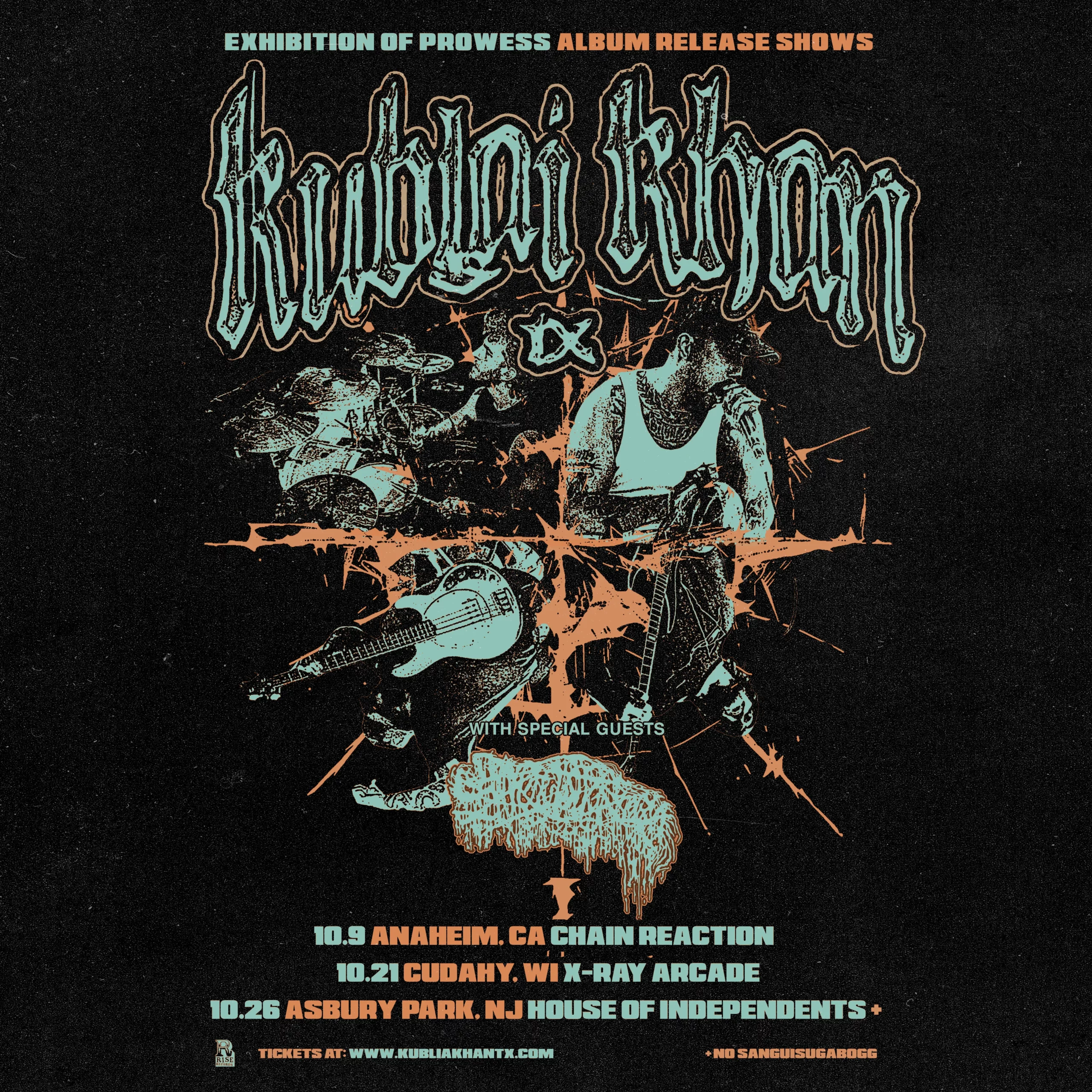 kublai khan tour poster