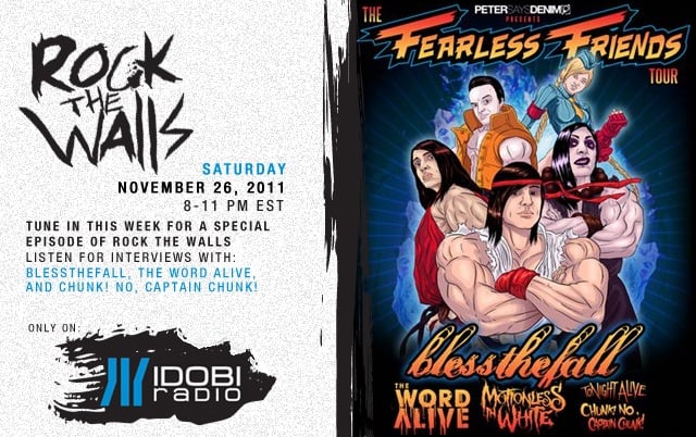 Rock The Walls Tonight Featuring Blessthefall The Word Alive And Chunk No Captain Chunk Idobi Network