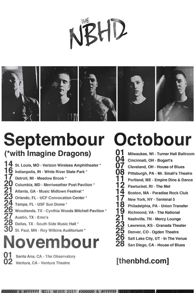The Neighbourhood Announce Fall 2013 Tour Dates - mxdwn Music