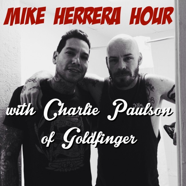 Mike Herrera with Charlie Paulson