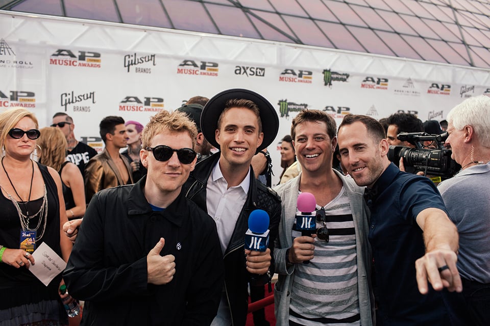 Your beloved idobi hosts. Left to right; Josh Madden, Brian Dales, Gunz, and Chuck Comeau
