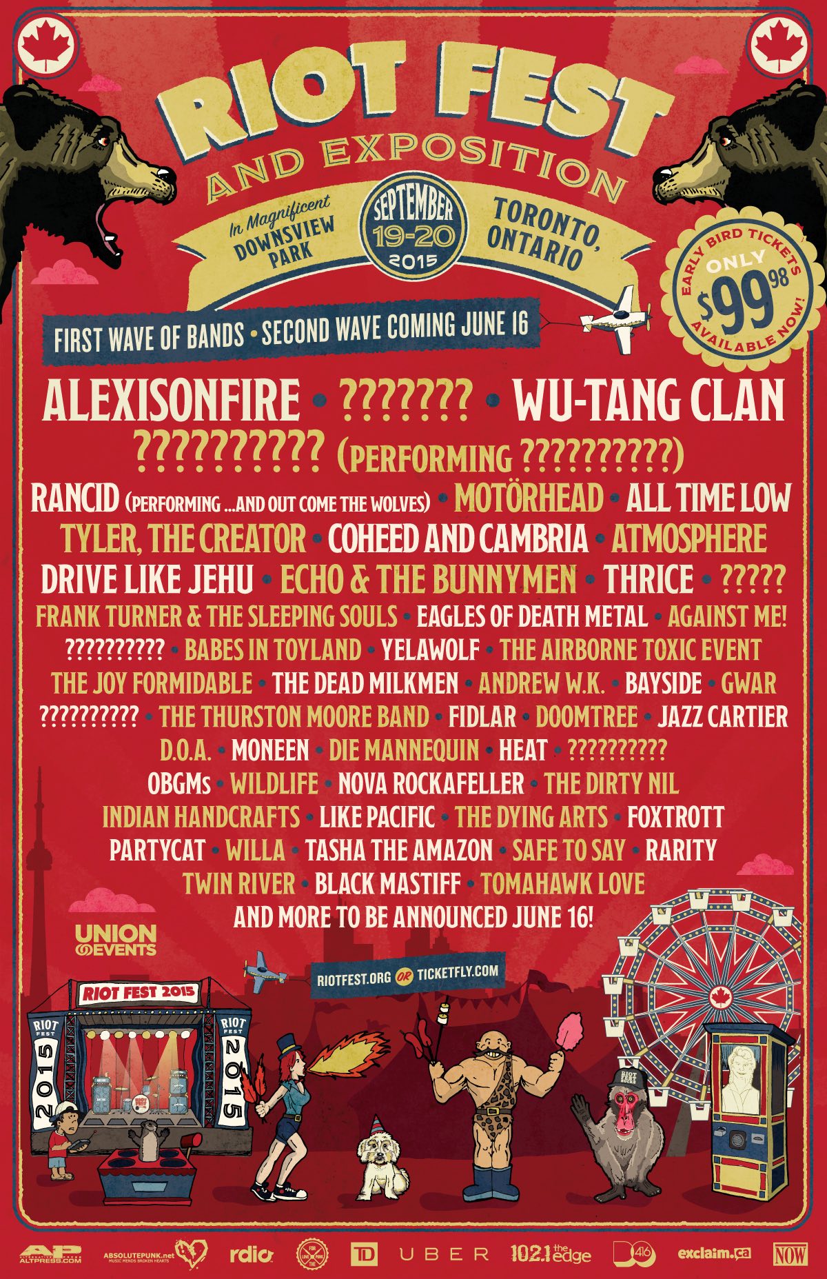 toronto riot fest 2015