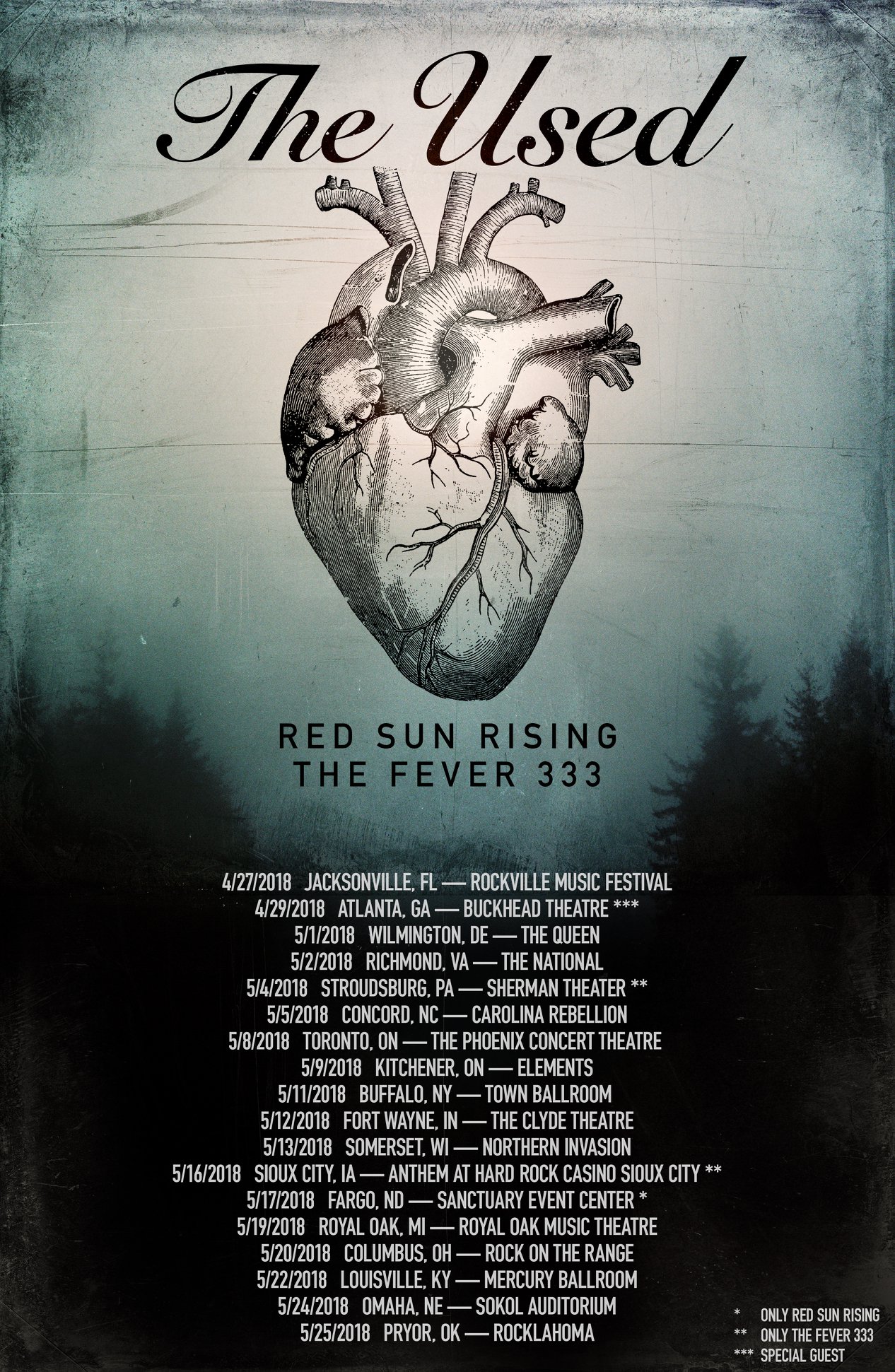 The Used Announce Spring Tour With Red Sun Rising and The Fever idobi