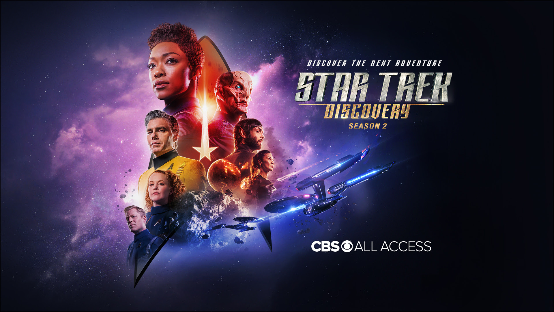 The Star Trek Discovery Season 2 Trailer Key Art Is Here Somebody Vulcan Nerve Pinch Us Idobi Network