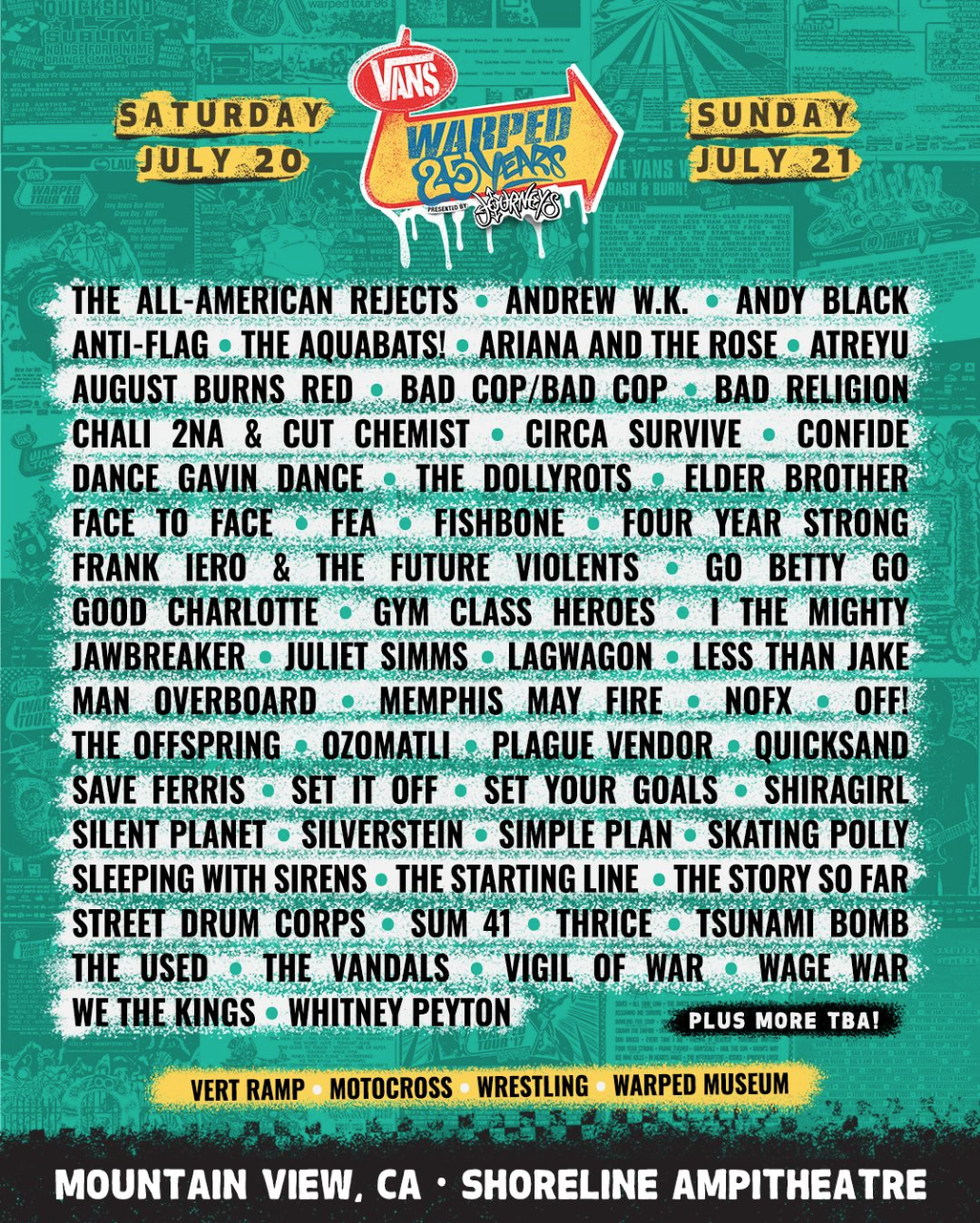 Hallelujah, The Forever Warped Lineup is Here! - idobi Network