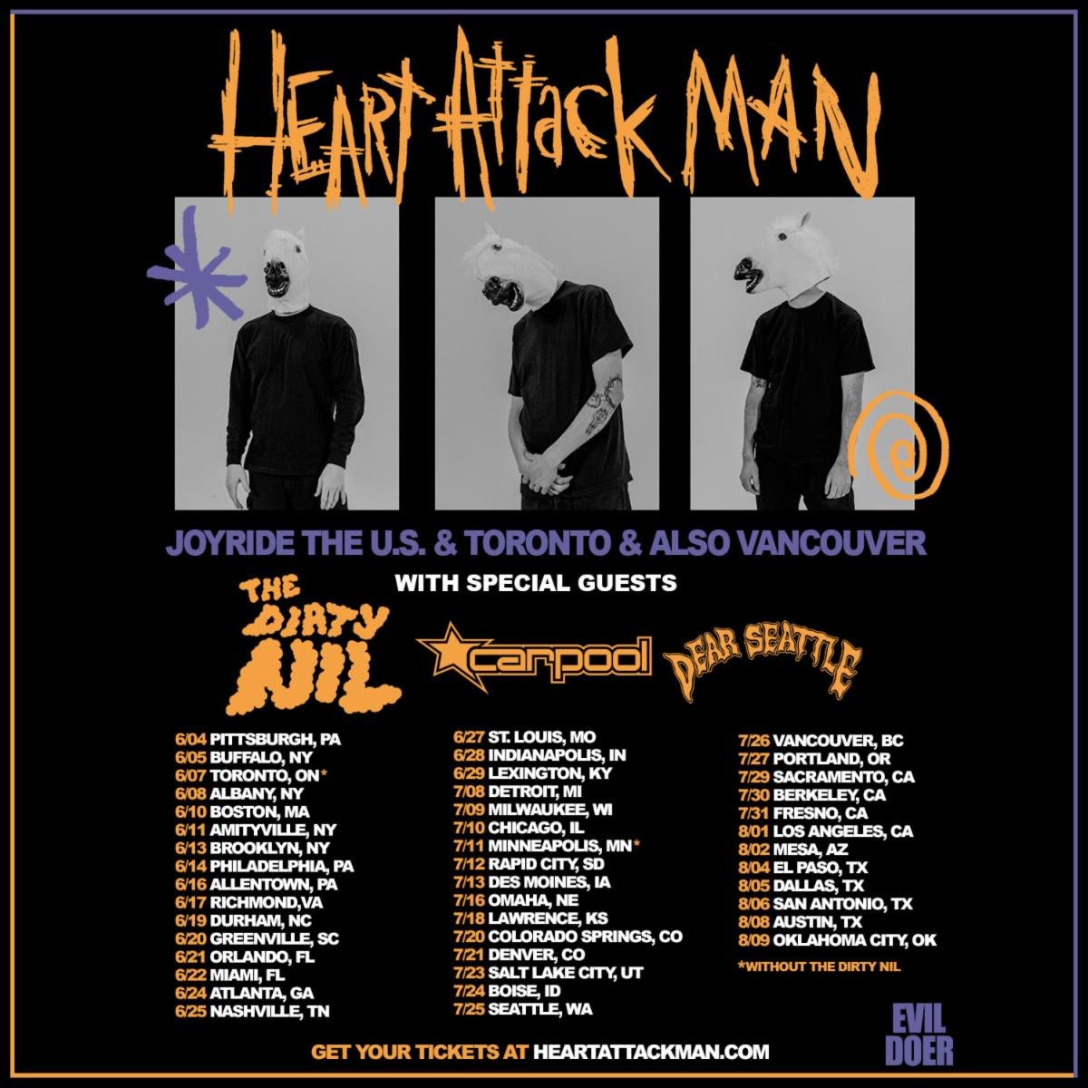 heart attack man tour admat spring 2025