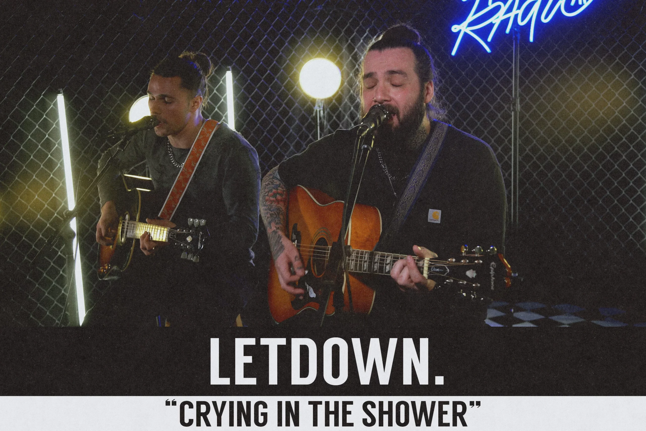Letdown. Crying In The Shower WEB HEADER